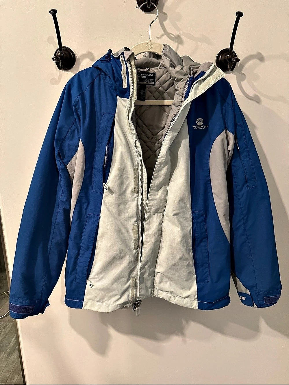 American Eagle Outfitters AE77 Performance Ski Snowboard Jacket Ski Jacket Blue